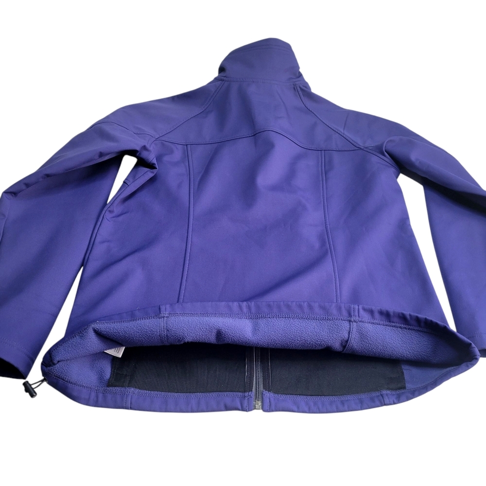 Columbia Womens‎ Jacket Coat Large Blue Purple Zip Up Fleece Lined Collar - Picture 4 of 9